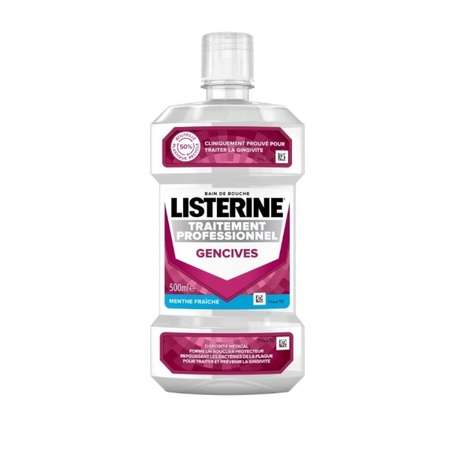 Listerine Bain de bouche Gencives professionnel, 500 ml