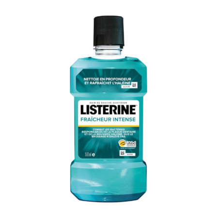 Listerine fraicheur intense bain bouche, 500 ml
