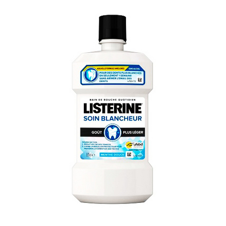 Listerine Soin Blancheur, Flacon de 500 ml