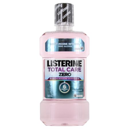Listerine total care zero sans alc bain bouche, 500 ml