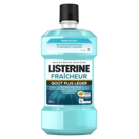 Listérine zéro fraicheur goût plus léger, 500 ml