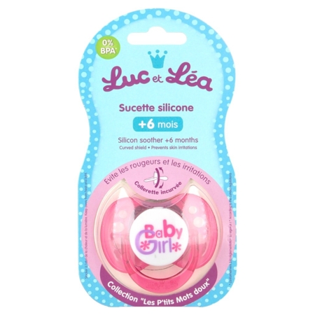 Luc et Léa Sucette silicone physiologique 0-6 mois - Tétine bébé