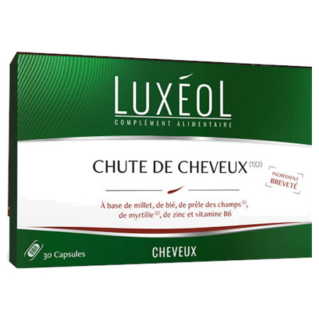 Luxéol Chute de Cheveux, 30 capsules