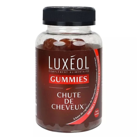 Luxéol Gummies Chute de cheveux, 60 gummies