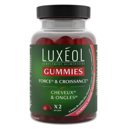 Luxéol Gummies Force et croissance cheveux et ongles, 60 gummies