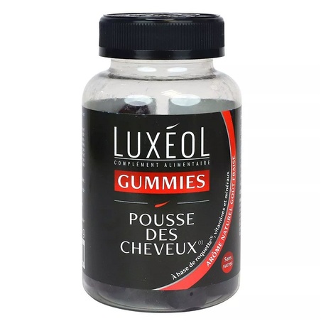 Luxéol Gummies Pousse des cheveux, 60 gummies