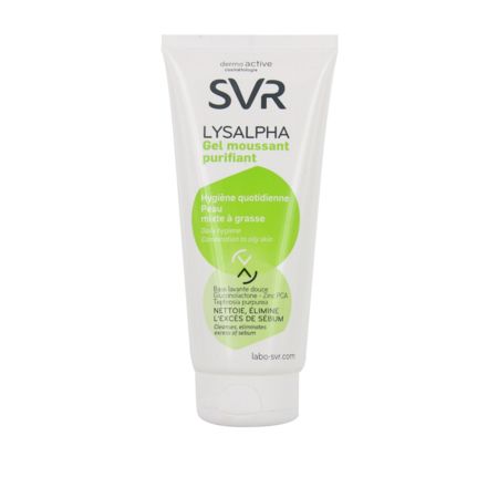 Svr lysalpha gel moussant purifiant visage corps 200 ml