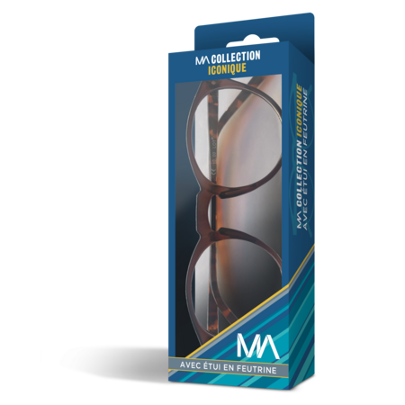 LUNETTES  LOUPES ICONIQUES MA ECAILLES MARRON  D2,5