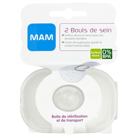 Mam 2 bouts de sein silicone