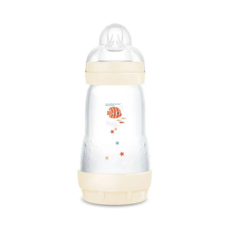 MAM Easy Start Biberon Anti-Colique Débit 2 Coton, 260 ml