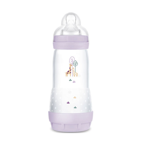 MAM Easy Start Biberon Anti-Colique Débit 3 Lilas, 320 ml