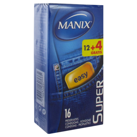 Manix super preservatif  12 + 4 gratuit