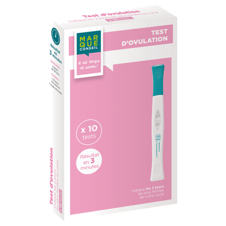 Marque Conseil Test d'Ovulation, Boite de 10