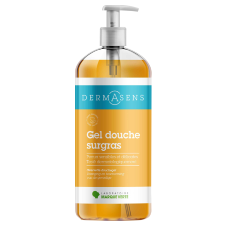 Marque Verte Dermasens gel douche surgras – flacon pompe 1l