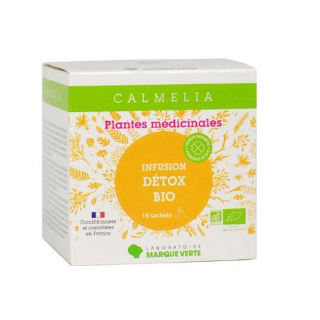 Marque Verte Infusion Calmelia Bio Détox, 15 sachets