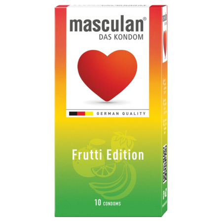 Masculan Préservatifs Fruitti Édition, Boite de 10 Préservatifs