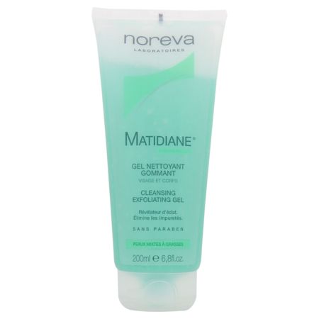 Noreva matidiane gel nettoyant gommant 200ml