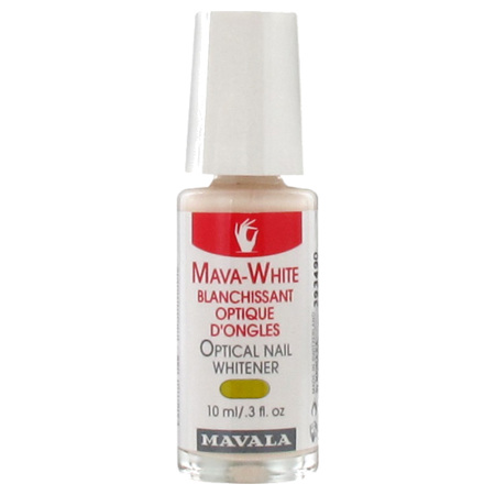 Mava white blanchissant optique ongles, 10 ml de vernis