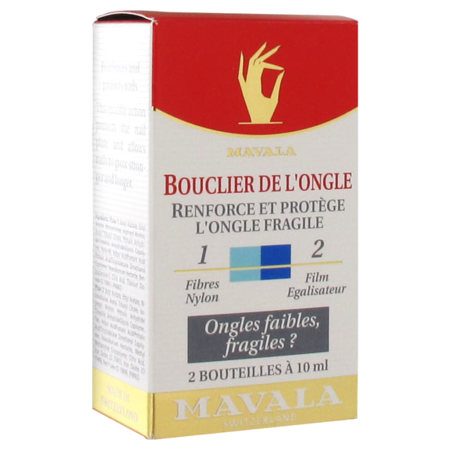 Mavala solution bouclier ongles 10ml x2