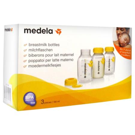 Medela recueil du lait maternel - lot de 3 biberons - 150 ml