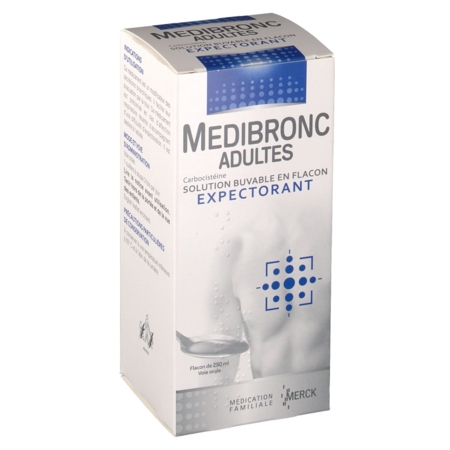 Medibronc adultes, flacon de 250 ml de solution buvable