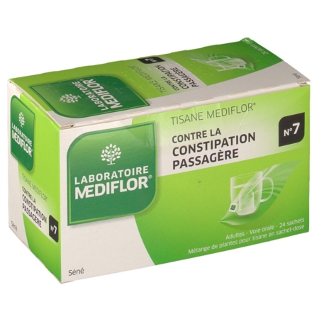 Mediflor n°7 contre la constipation passagere, 24 sachets