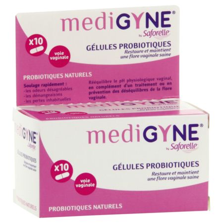 Medigyne gelule vaginale probiotique, x 10