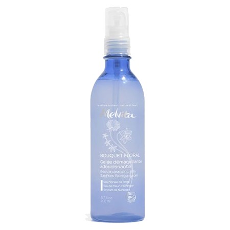 Melvita bouquet floral gelee demaq adouc, 200 ml de gel dermique