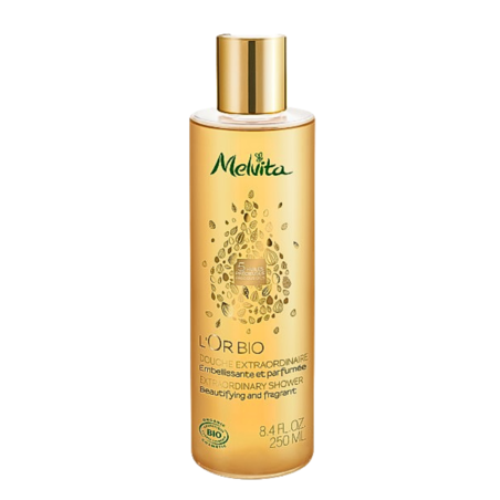 Melvita Gel Douche Extraordinaire L'Or Bio, 250 ml