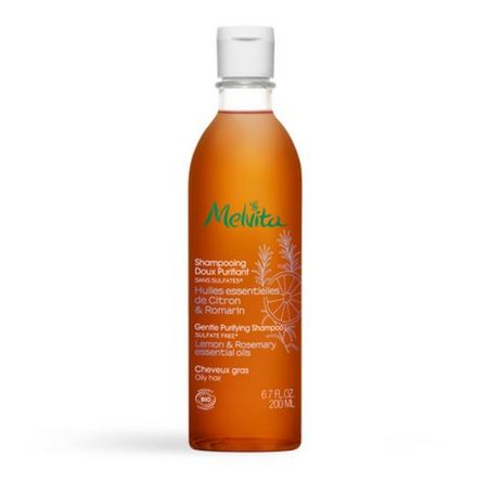 Melvita shampoing doux purifiant bio, 200 ml