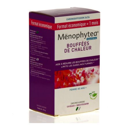 Menophytea bouffees chaleur jour nuit, 120 gélules