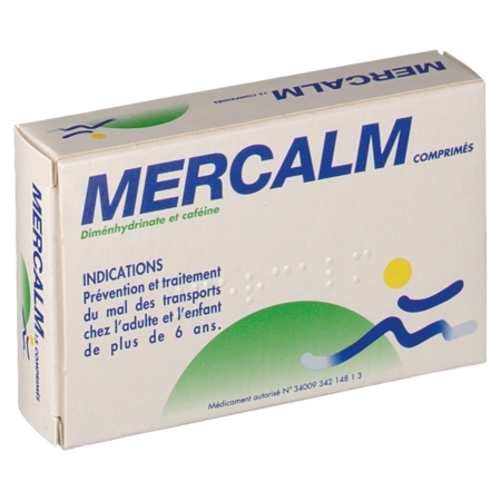 Mercalm, 15 comprimés pelliculés sécables