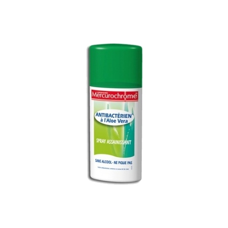 Prix de Mercurochrome désinfectants spray antibactérien à l'aloe