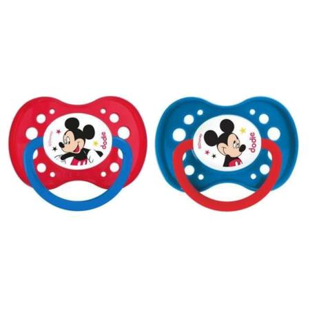Mickey dodie sucette anatomique +18 mois duo a65