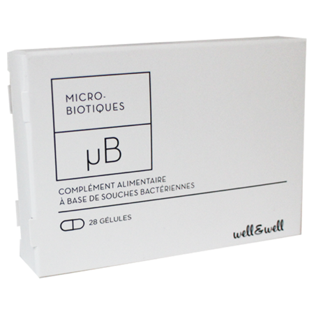 Microbiotiques µb x28 well & well, 2 blisters de 14 gélules