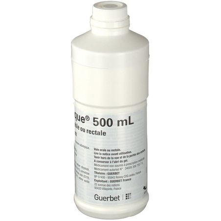 Micropaque, flacon de 500 ml de suspension rectale