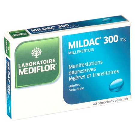 Mildac 300 mg, 40 comprimés pelliculés