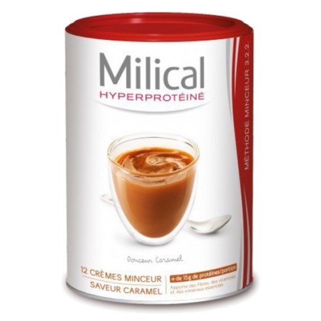 Milical hyperprotéinée crème hyperprotéinée caramel boite economique 540g