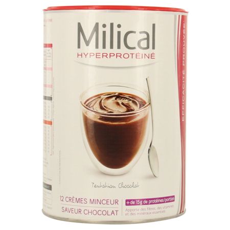 Milical hyperprotéinée crème hyperprotéinée chocolat boite economique 540g