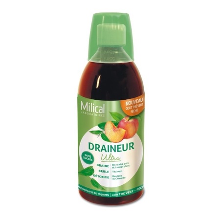 Milical Draineur Ultra thé vert, 500 ml