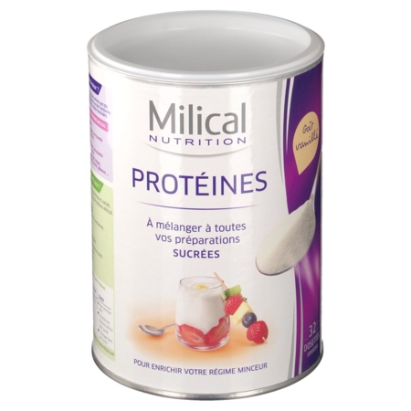 Prix de Milical pur protéines laitières vanille 400g, avis ...