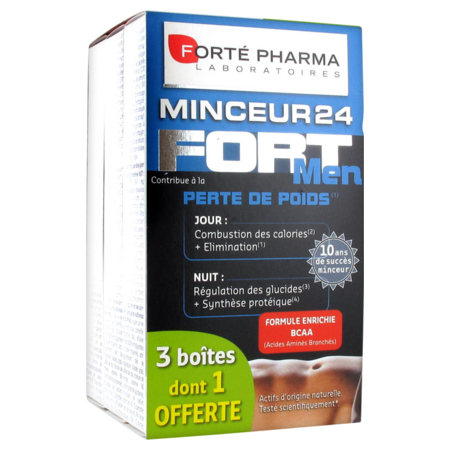 Minceur 24 men fort lot de 3