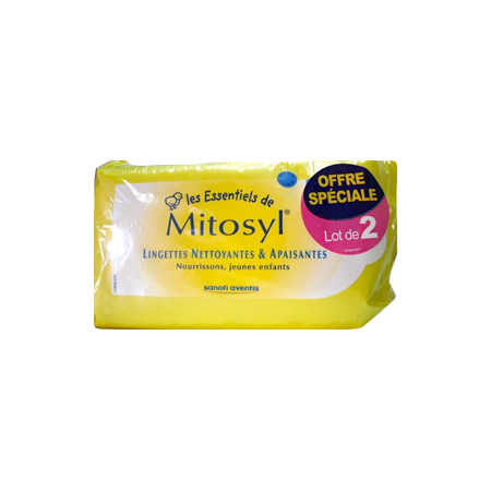 Mitosyl essentiels lingette nettoyante 72 x2