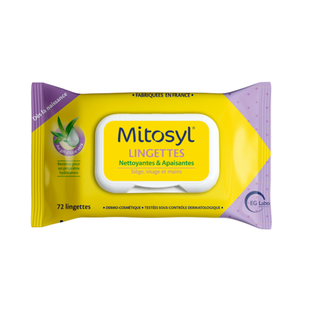 Mitosyl lingettes change biodégradables 72