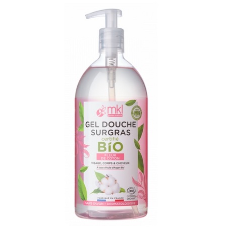 MKL Gel douche Fleur de coton bio, 1L