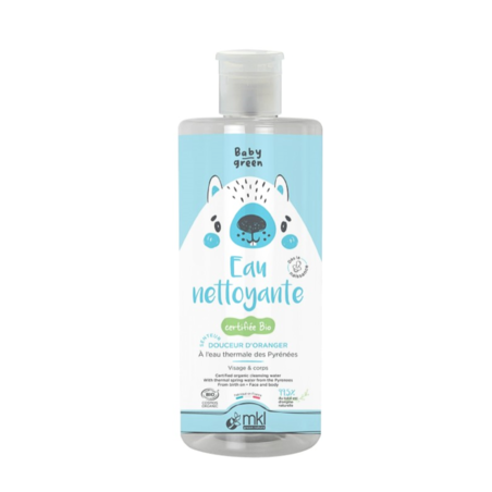 MKL Green Nature Eau Nettoyante Bébé Bio, 1 L