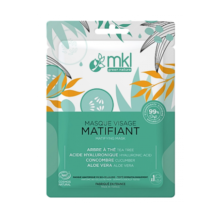 MKL Green Nature Masque Matifiant, Masque unitaire 10 ml