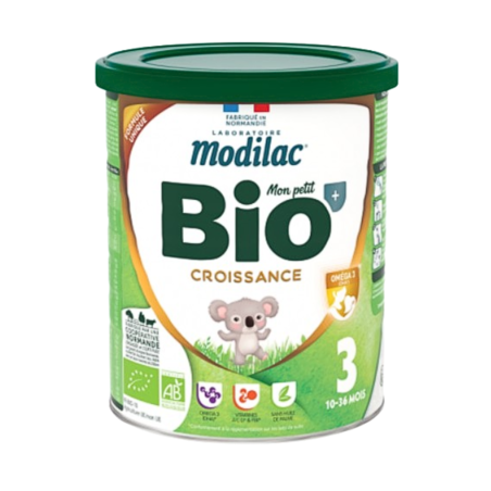 Modilac Lait Infantile Bio Croissance 3ème Age, 800 gr