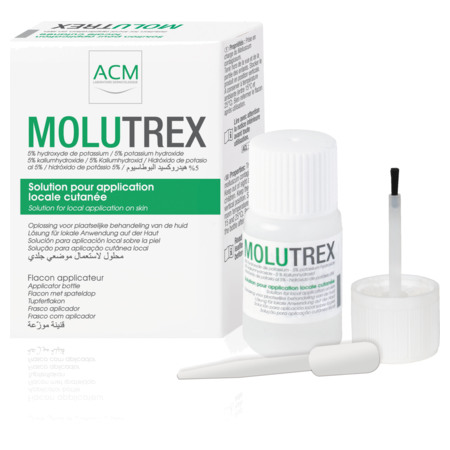 Molutrex s appl loc traitement du molluscum contagiosum, flacon de 10 ml de solution liquide