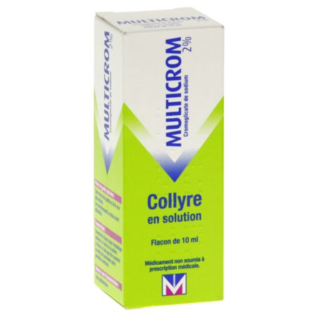 Multicrom 2 %, flacon de 10 ml de collyre